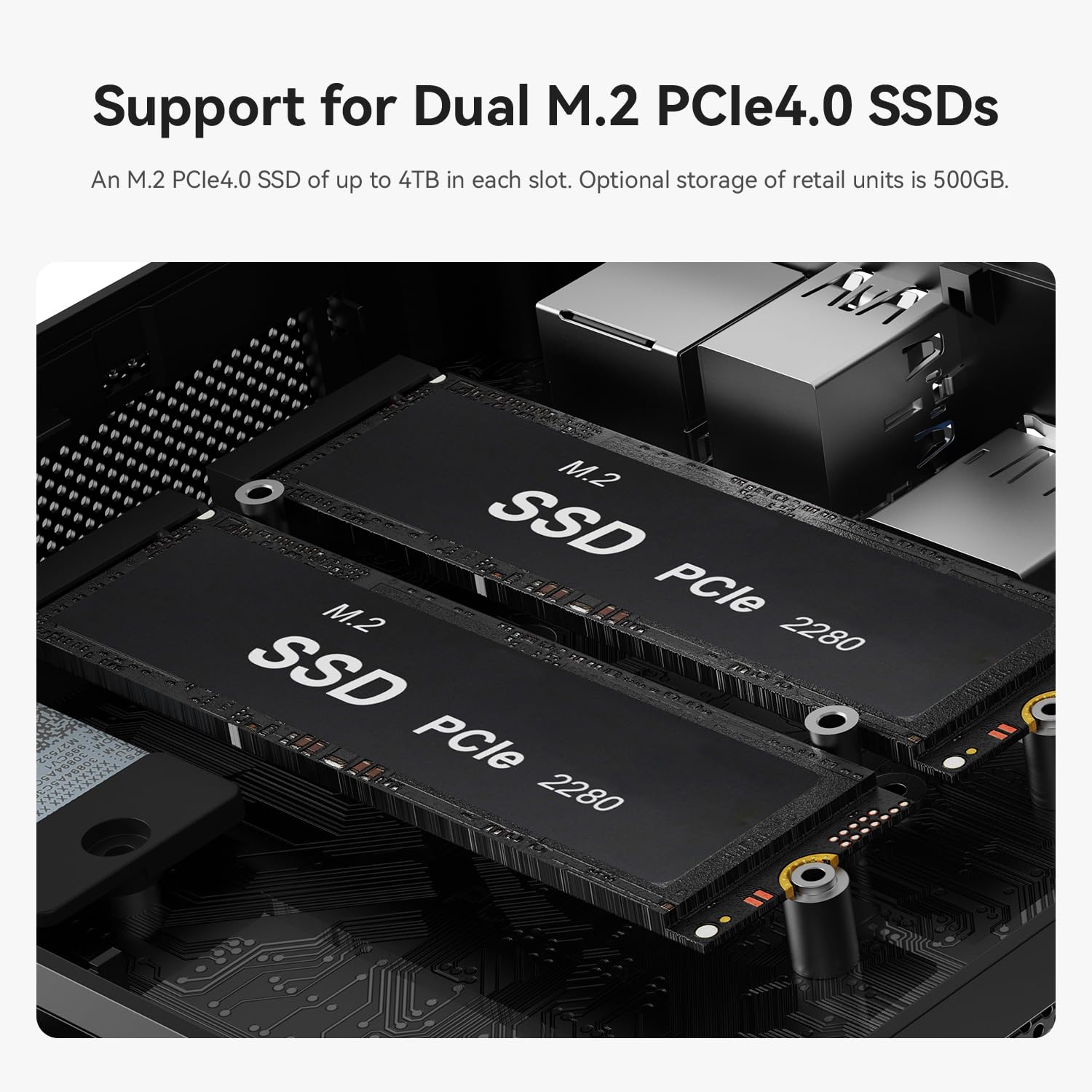 Beelink SER5 MAX Mini Pc,AMD Ryzen 7 6800H(up to 4.7 GHz,8C/16T),Mini Computer with 32GB LPDDR5/500GB M.2 PCle4.0 SSD,Support Triple Display/HDMI+DP+Type-C /2.5G LAN/WiFi 6/BT5.2/ Support Win 11 Pro