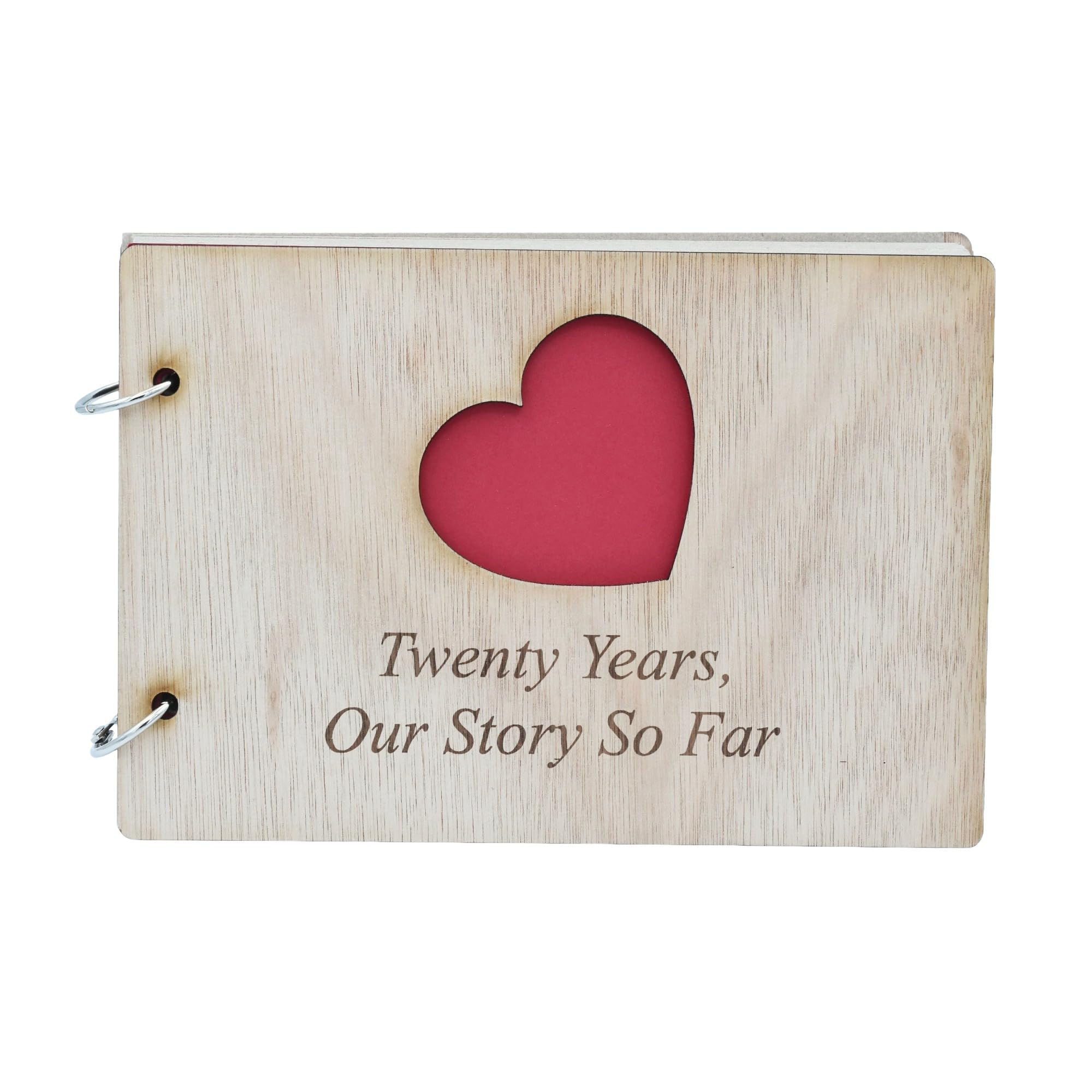 20 Years Our Story So Far - Scrapbook, Photo album or Notebook Idea For 20th Anniversary