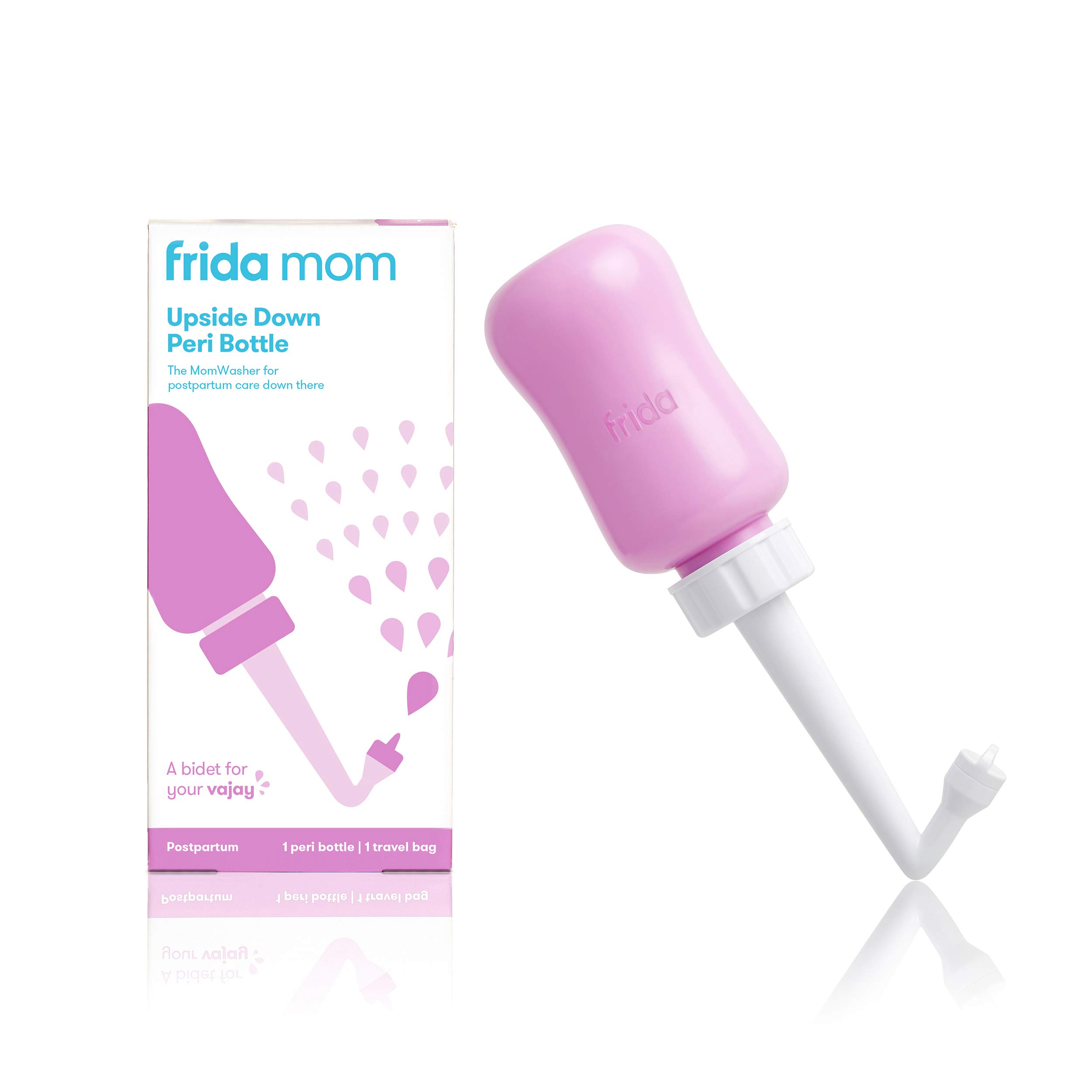 Frida Mom Upside Down Peri Bottle 9 Frida Mom Upside Down Peri Bottle for Postpartum Care | The Original Fridababy MomWasher for Perineal Recovery and Cleansing After...