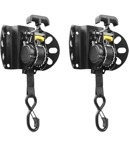 F-150 Retractable Ratchet Track Straps For X-Track/E-Track Systems