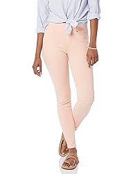 Amazon Essentials Women's Mid-Rise Stretch Pull-On