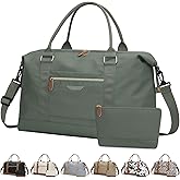 ELONGRIVER Travel Duffle Bag for Women, Weekender Bags, Hospital Bag for Labor Delivery, Lightweight Tote Duffel Overnight Bag with Luggage Sleeve,Airplane Travel Bags (Army Green, Large)