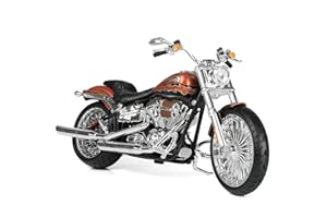 Risopen Motorcycle Compatible for Harley Davidson CVO Breakout 1:12 Mini Motorcycle Model diecast Moto for 5-7 inch Doll seat