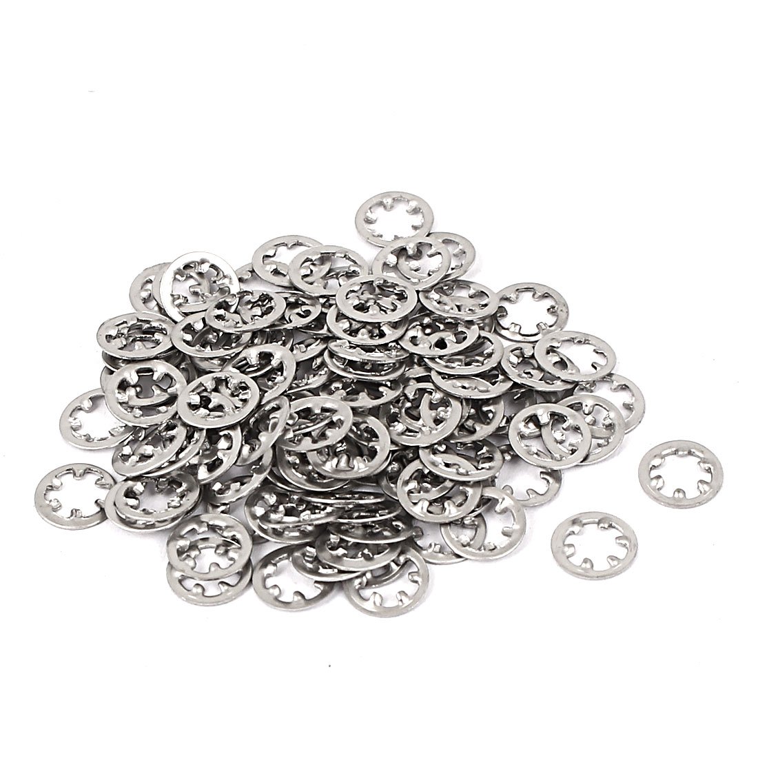 Sourcingmap M3 304 Stainless Steel Internal Washers 100 Pcs