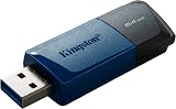 Kingston DataTraveler Exodia M 64GB USB 3.2 Gen 1 Flash Drive 2 Pack Black Blue