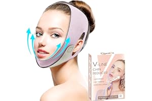 FERNIDA Double Chin Reducer Chin Strap Face Slimming Strap Lifting Belt V Line Face Lift Up Band, Anti Wrinkle Eliminates Sag