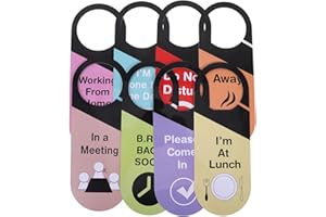 Alipis 8pcs Office Door Sign Hook Please Dont Disturb Door Sign Please Knock Pvc