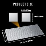 Pllieay 5400 Pcs Silver Self Adhesive Mirror Mosaic Tiles 5x5mm Glass for DIY view 3