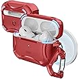 ESR for AirPods Pro 2nd Generation Case (HaloLock), Compatible with Airpods Pro Case 2nd/1st Gen (2023/2022/2019), Compatible with MagSafe, Powerful Drop Protection, Magnetic Lid with Cleaner Kit, Red