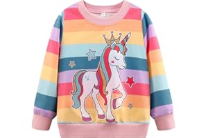 NUBEEHOHO Toddler St. Patrick's Day Sweatshirt Clover Shamrock Long Sleeve Irish Green Shirts Tops for Kids (8455-8T)