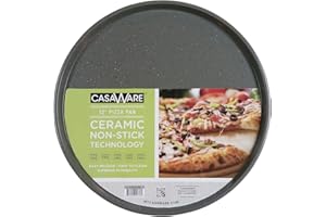 casaWare Pizza/baking Pan 12-inch (Silver Granite)