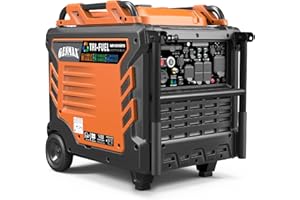 GENMAX GM10500iETC Tri Fuel Inverter Generator,10500-Watt 458cc Tri Fuel Gasoline Propane Natural Gas Portable 50A Generator with Remote Start,Ideal for Home backup power.EPA &CARB Compliant