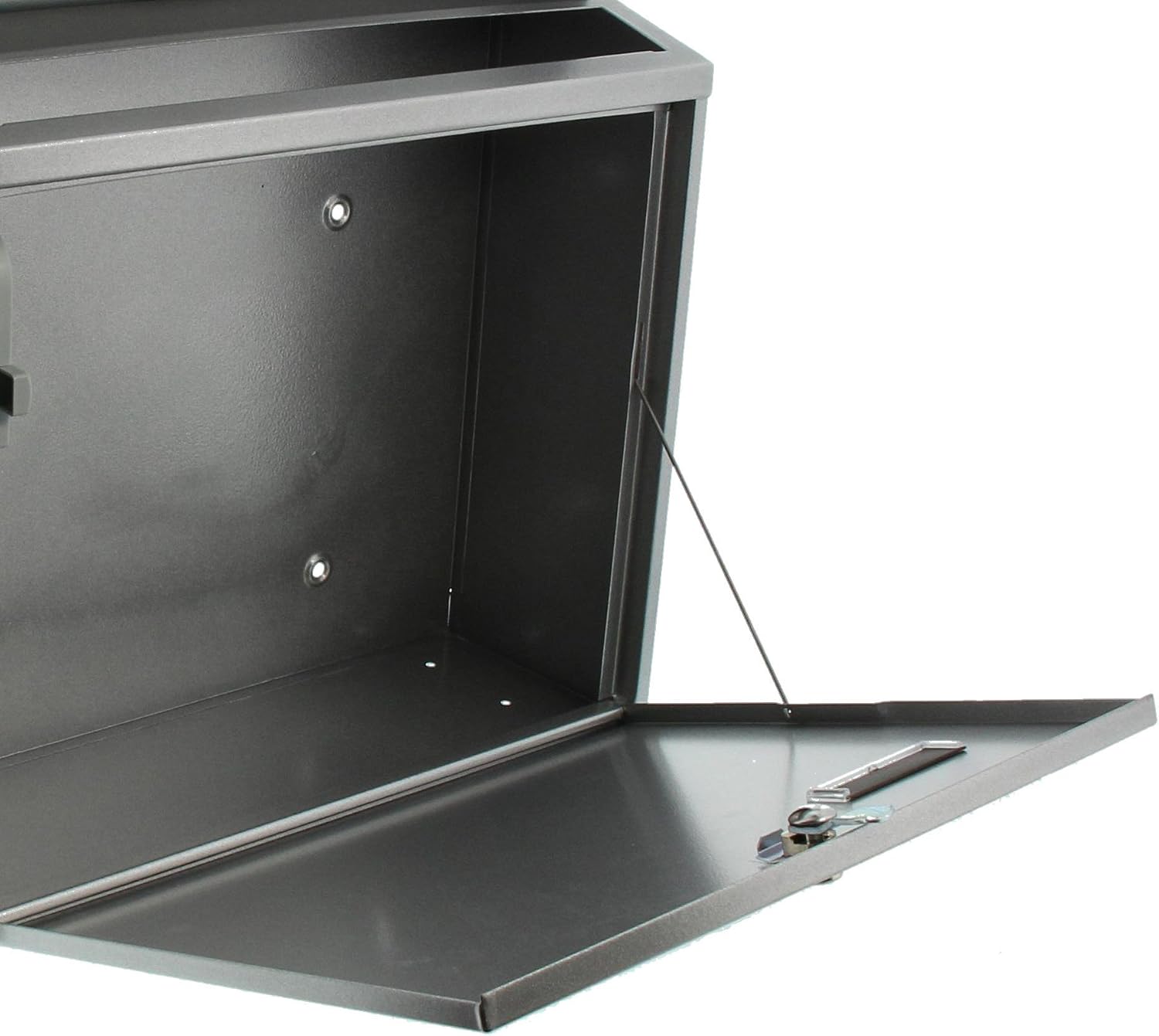 Burg-Wächter Vario 86720 Si Steel Mailbox Set With Newspaper Box - Silver, Made In Germany - View #14