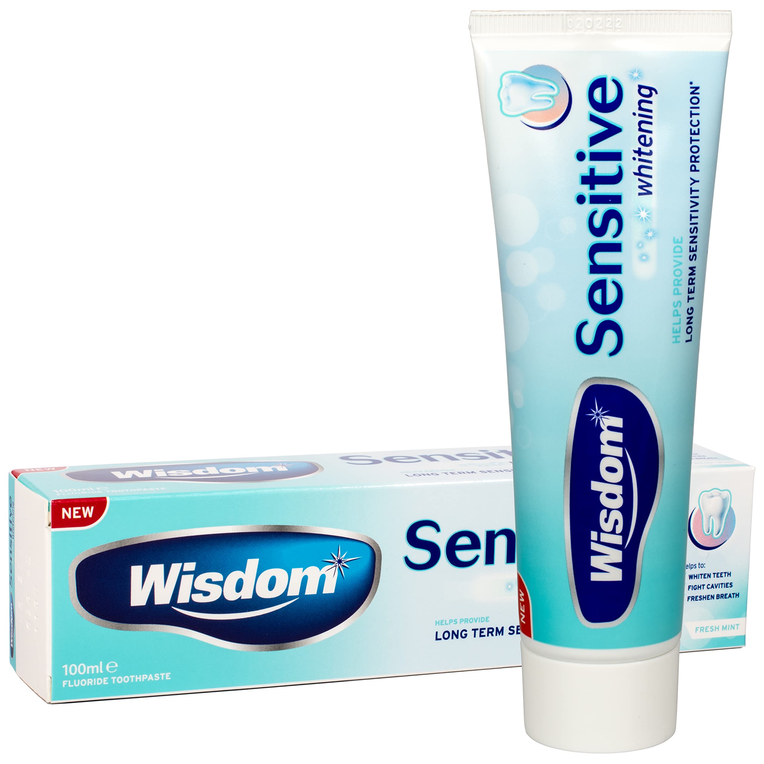 Wisdom Whitening Fluoride Toothpaste, 100ml