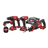 CRAFTSMAN V20 Cordless 6-Tool Power Tool Combo Kit with 2 Batteries and Charger (CMCK600D2)