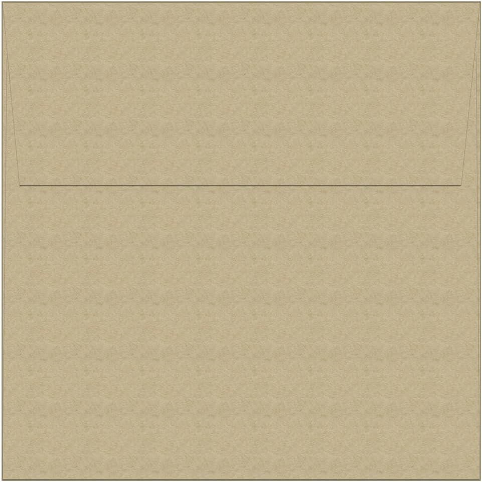 Note Card Cafe Square 5.5 x 5.5 Kraft Brown Envelopes | 1000 Pack | Sealable, Square Flap | Perfect for Invitations, Greeting Cards, Baby Showers, Weddings, Mailing, Crafts | Printable, Multipurpose