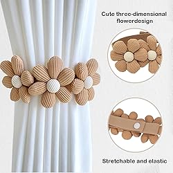 SRG Sunflower Curtain Tiebacks-2 Pack | Curtain