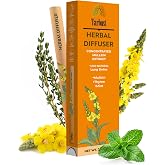Tarbust Botanical Fragnance Accessory, 1 Pack | Mullein, Thyme &amp; Mint Scent, Non-Electronic Respiratory Wellness, Relaxation, Stress Relief