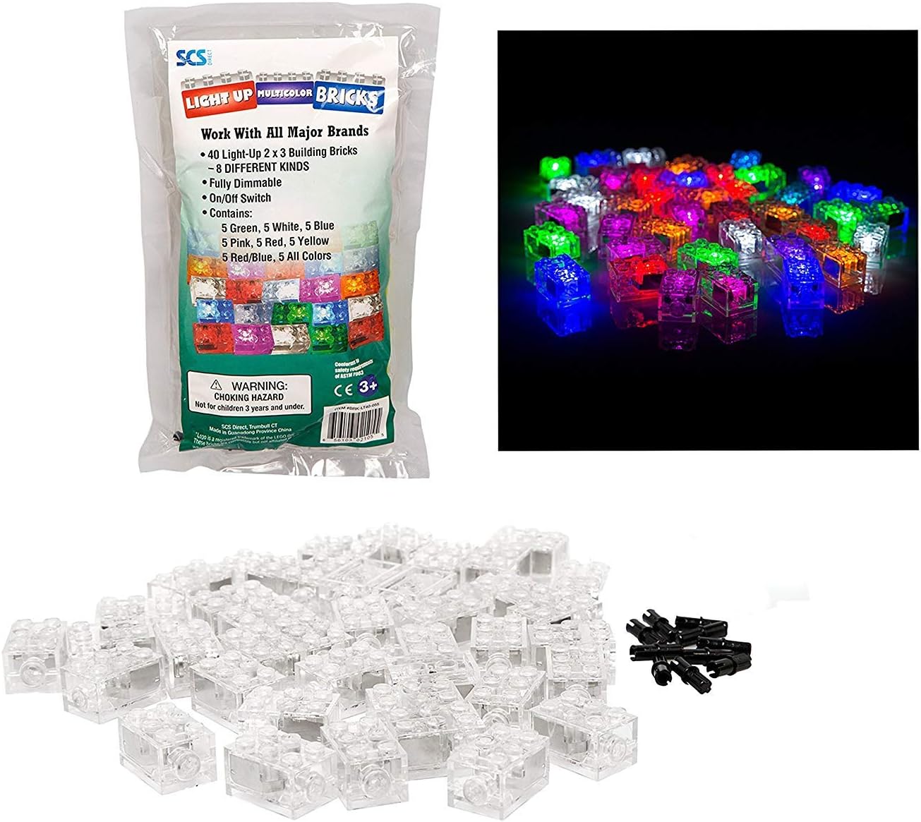light up bricks compatible with lego