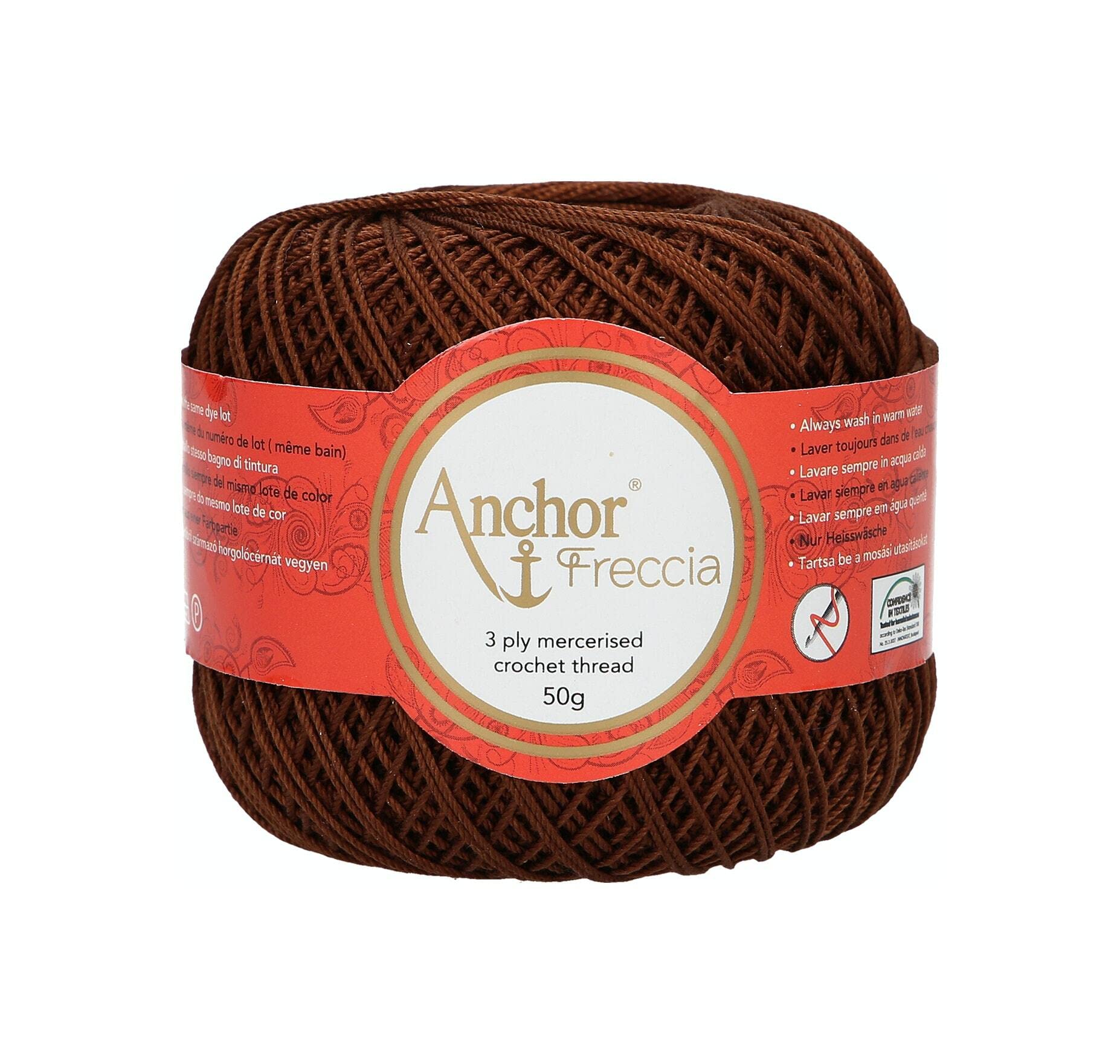 ANCHOR Freccia, Thickness: 6, Packaging: 50G, Running Length: 175M 359 Crochet Threads — image 1