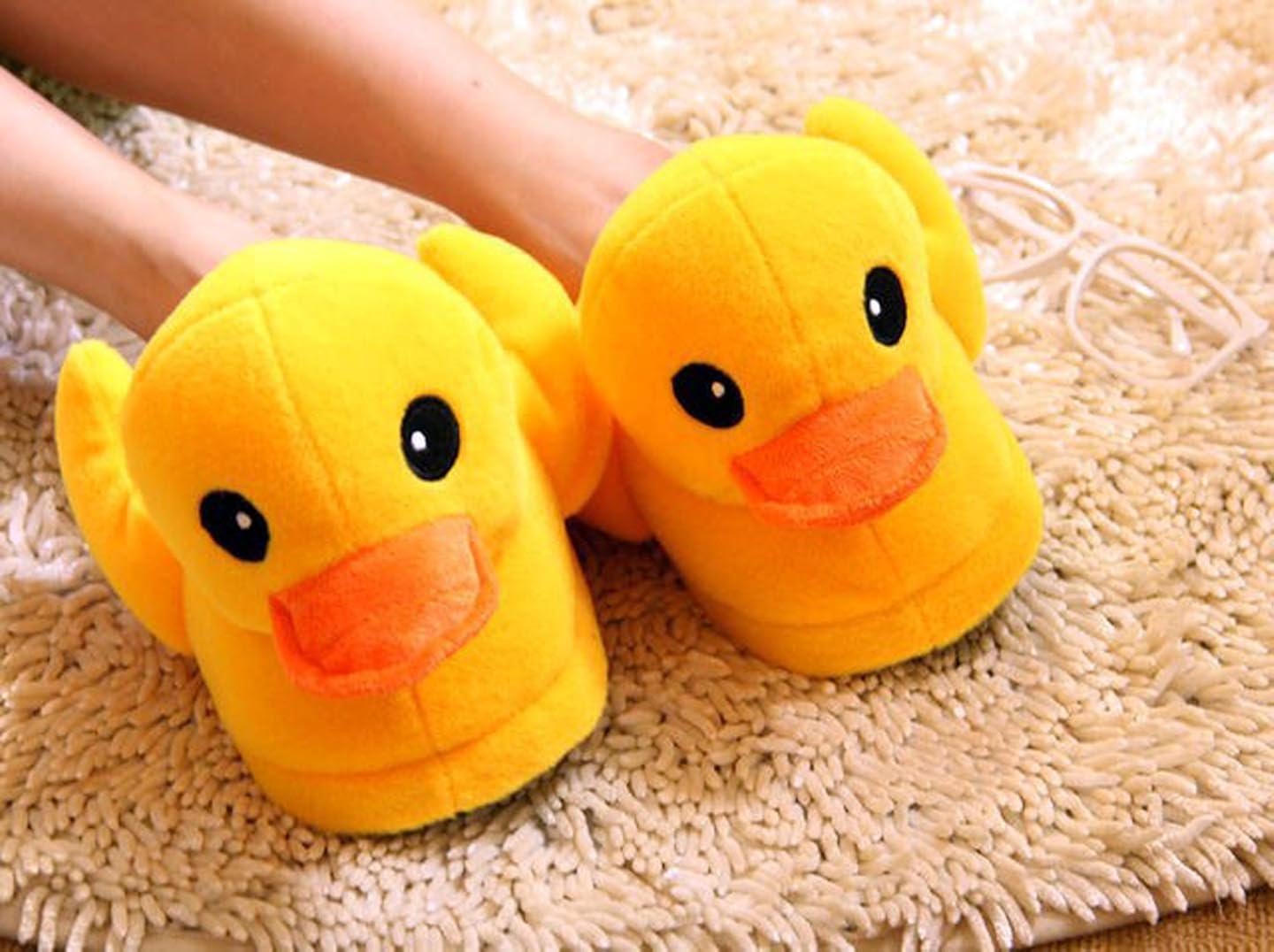 shoes with ducks on them