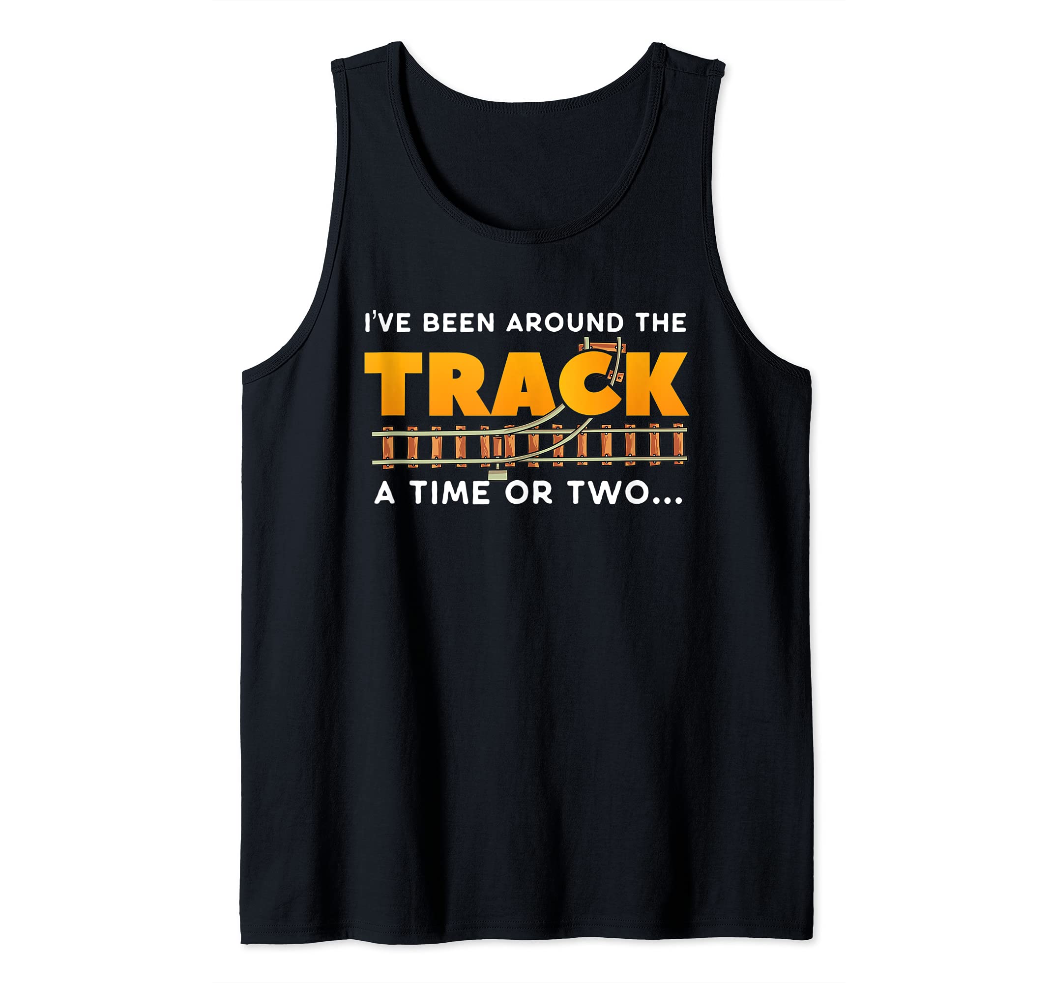 Train Industry Gift For Engineer Conductor Model Railfan Tank Top