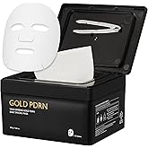 MILKTOUCH Gold PDRN Daily Mask, Korean Ginseng Serum, Nourishing Anti Aging Korean Face Sheet Masks Pack for Mature Skin, Firming Tightening Lifting Loose Saggy Skin Wrinkle Fine Line Kbeauty 30pcs