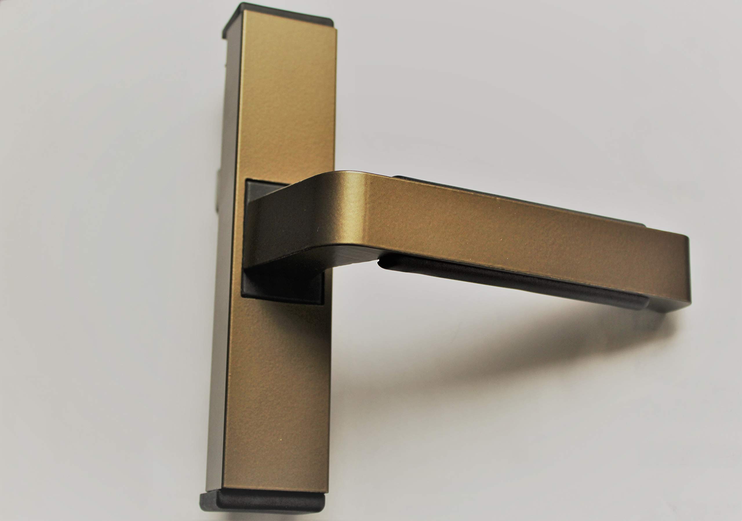 metalkard CREMONE HANDLE for INTERNAL ALUMINUM FRAMES with OUTWARD and INTERNAL OPENING (bronze)