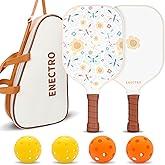 Pink Pickleball Paddles Set of 2/4, USAPA Approved Fiberglass Pickle Ball Set with 2/4 Cute Lightweight Pickleball Rackets, 2 Indoor &2 Outdoor Balls, 1 Pickleball Bag for Women, Beginner, Youth