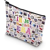 TSOTMO Television Gift Comedy Tragedy Mask Theatre Drama Actress In My Era MakeupBag Musical Lover Gift (Mati Era bag)