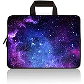 11" 11.6" 12" 12.1" 12.5" inch Laptop Carrying Bag Chromebook Case Notebook Ultrabook Bag Tablet Cover Neoprene Sleeve Fit Apple MacBook Air Samsung Google Acer HP DELL Lenovo Asus(Purple Galaxy)