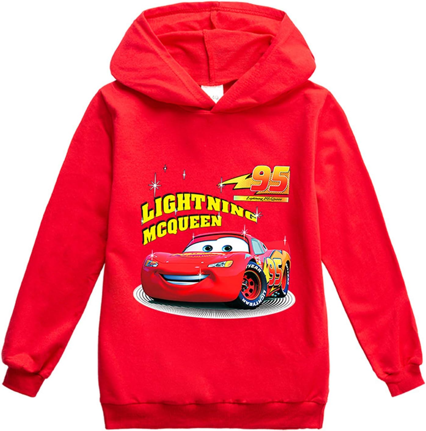 Pieceng Lmelo Store Cars Lightning McQueen Sudaderas con capucha para