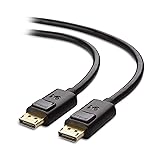 Cable Matters 4K DisplayPort to DisplayPort Cable (DP to DP Cable, Display Port Cable) 10 Feet - 4K 60Hz, 2K 144Hz Monitor Su