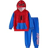 Marvel Spiderman Cosplay Costume Avengers 2 Pcs Pocket Hoodie&Pants Hulk Hooded Outfit Venom Captain America Apparel Kid 2-9Y