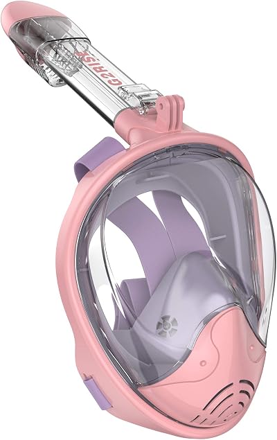 G2RISE SN01 Full Face Snorkel Mask with Detachable Camera Mount