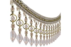 Beading Fringe Tassel Drapery Fringe Curtain Decorated Trimming Fabric Trim Lampshades Trim Embellished Sewing Trimming Uphol