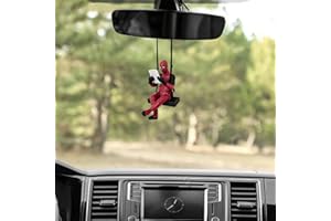 ANSHENYA Car Swinging Ornament Rear View Mirror Car Accessories Hanging Cute Anime Rearview Pendant Decoration Interior for Gardening Man Woman Charms Aesthetic Decor Decorations