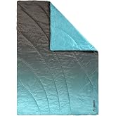 Klymit Horizon Packable Camping Blanket and Comforter, Blue/Black
