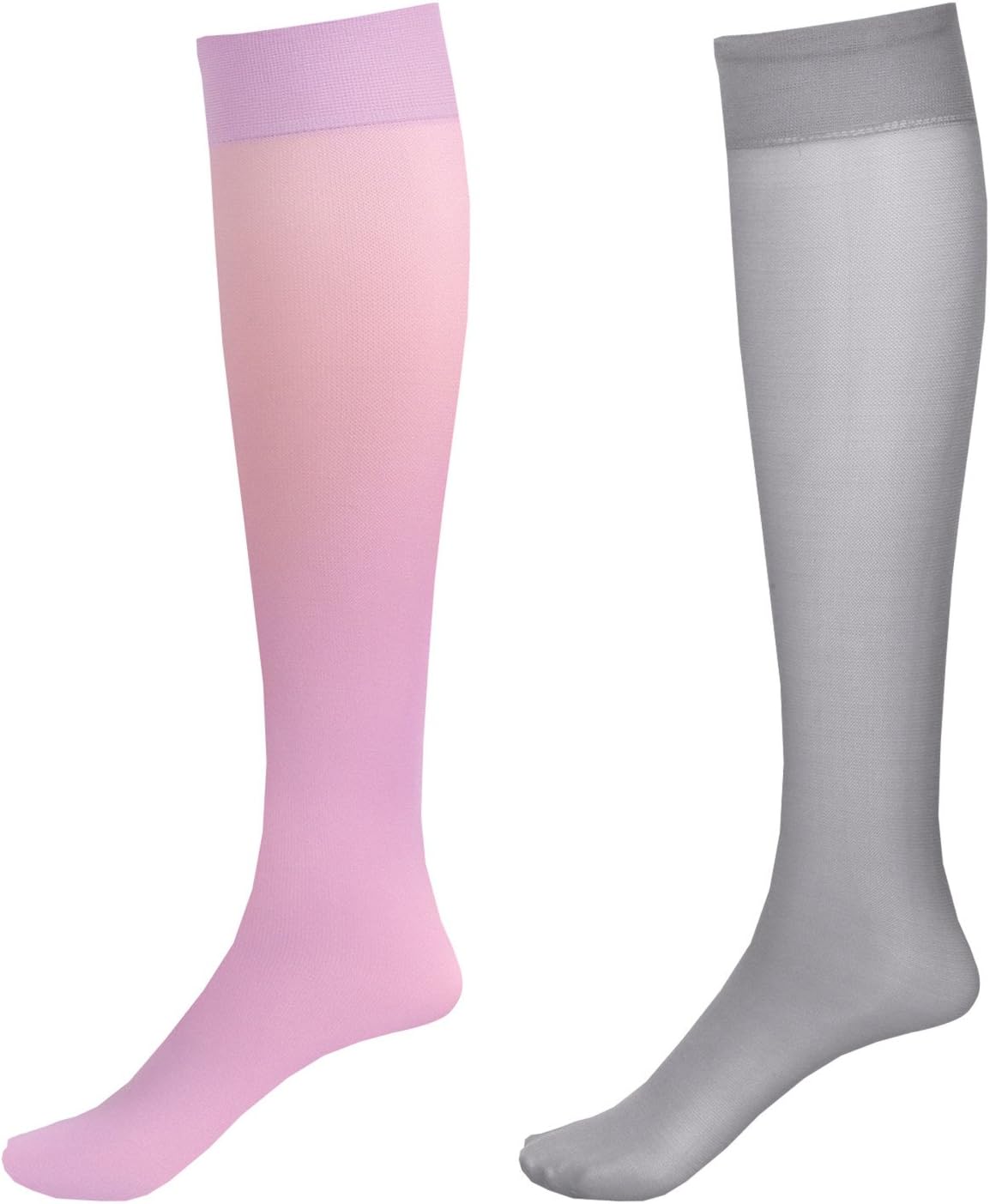 Mild Support 2 Pair Knee High Trouser Socks with 815 mmHg