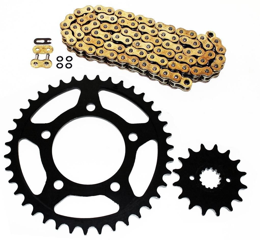 Amazon.com: 1994-2002 Suzuki Gs500E / 2004-2010 Suzuki Gs500-F Gold O Ring  Chain & Sprocket: Automotive