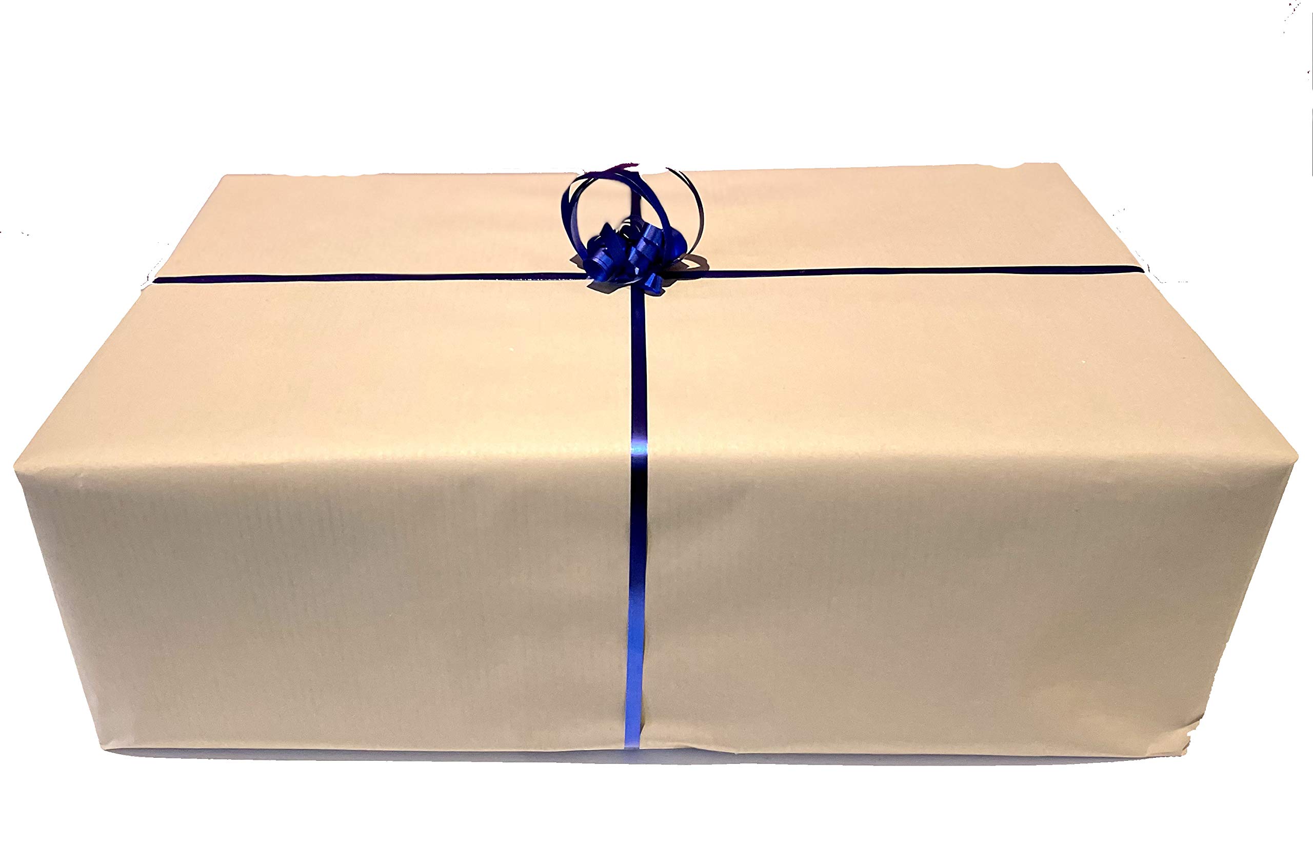 Kraft Wrapping Paper Roll 100% Recycled and Recyclable Gift Wrap (Natural 5m)