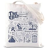 TGBJE Singer Fan Gift Singer Concert Tour Tote Bag Music Lovers Gifts Song Lovers Gift Album Inspired Shoulder Grocery Bag (The eras tote)