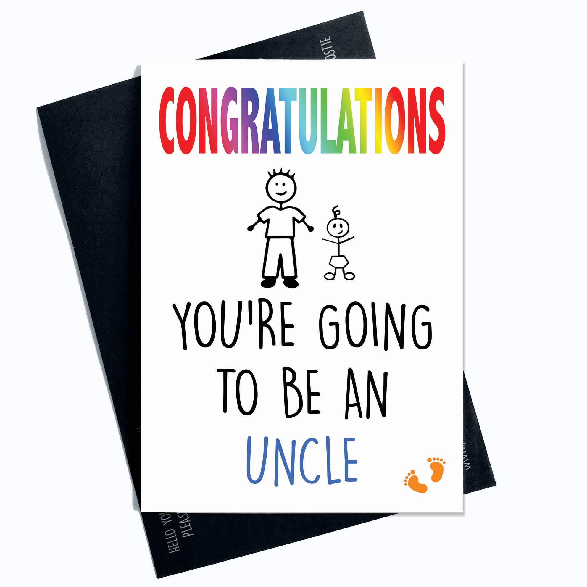 Pregnancy Announcement Card Surprise Cards Going to Be an Uncle Card Brother Card New Baby Announcement Card Congratulations Cards PC179