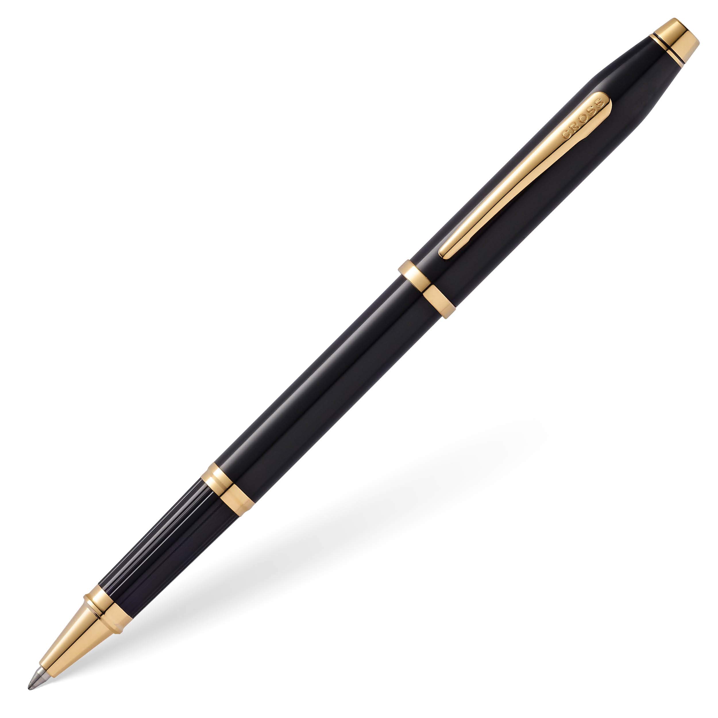 Cross Century II, Black, Selectip Rolling Ball Pen With 23 Karat