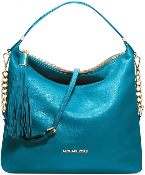 Amazon.com: MICHAEL Michael Kors Weston Large Shoulder Bag, Turquoise: Shoes