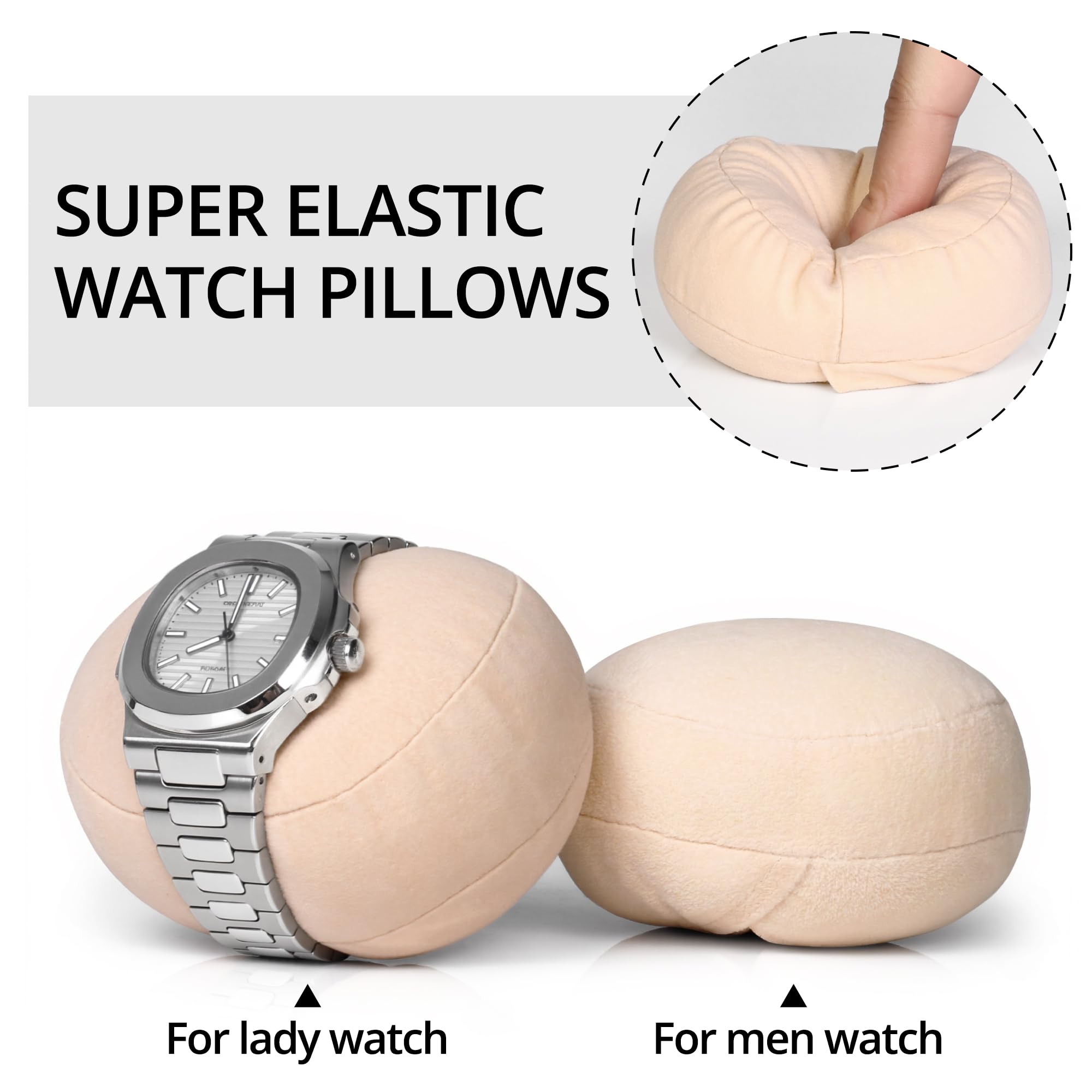 TRIPLE TREE Single Watch Winder for Automatic Watches, with Super Quiet Japanese Motor, 4 Rotation Mode Setting, Flexible Plush Pillow Fit Lady and Man Watches