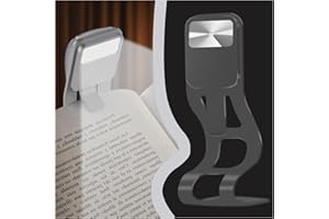 GIANTRIO Book Light，Reading Light, Clip On Book Light for Reading in Bed, Foldable Body & Built-in Batteries for Long Life, Flexible Bookmark Light, LED Reading Lamp Gift for Readers & Kids