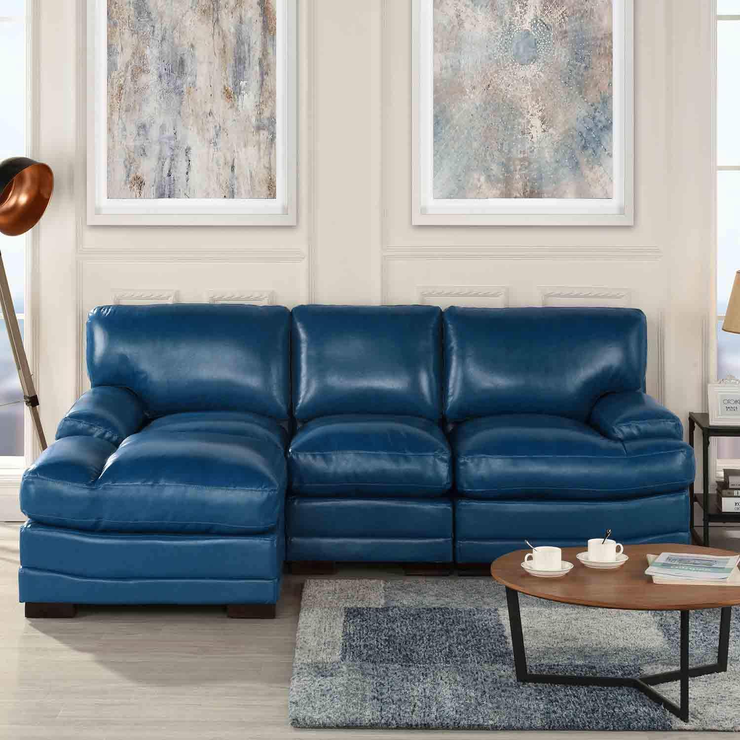 Best top grain sectional sofa