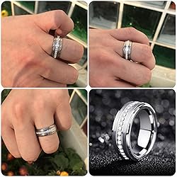 Newshe Jewellery Wedding Rings Set for Him and Her