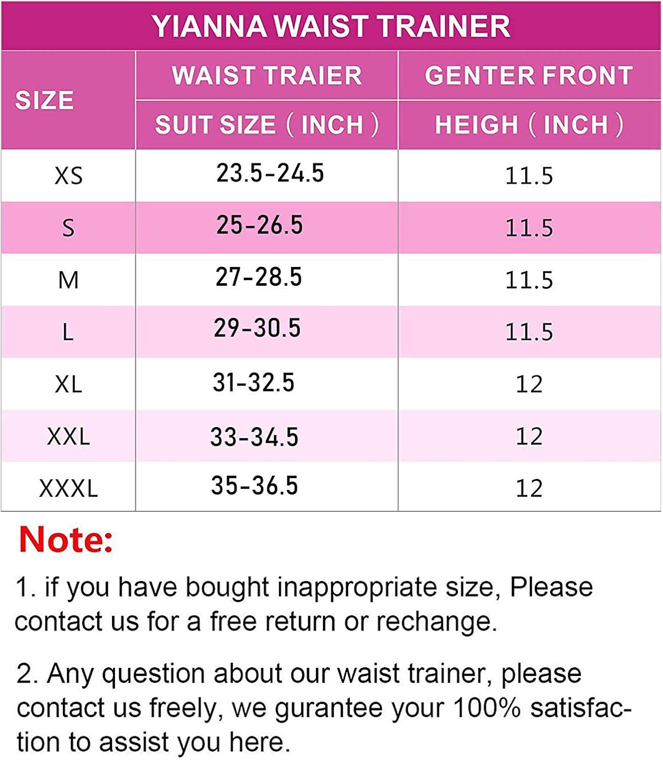 YIANNA Women Latex Underbust Waist Training Corsets/Cincher Zip&Hook Hourglass Body Shaper at  Women’s Clothing store